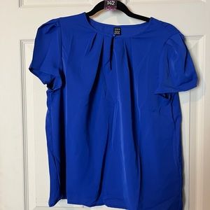 142. SHEIN size US 8/10 blue blouse